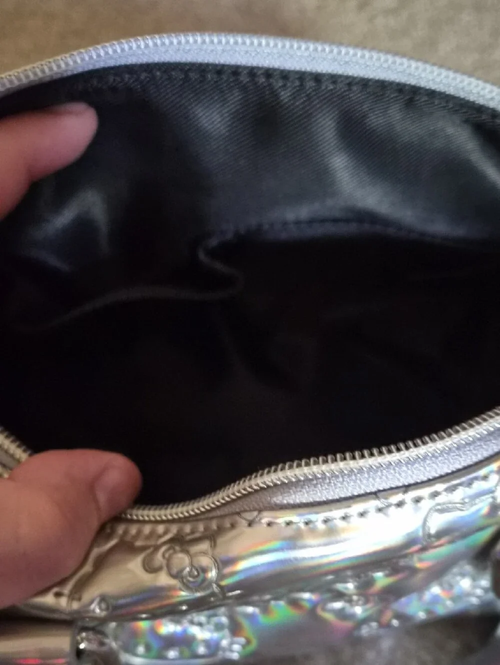EUC Rare Hello Kitty X Loungefly Iridescent Satchel and Wallet